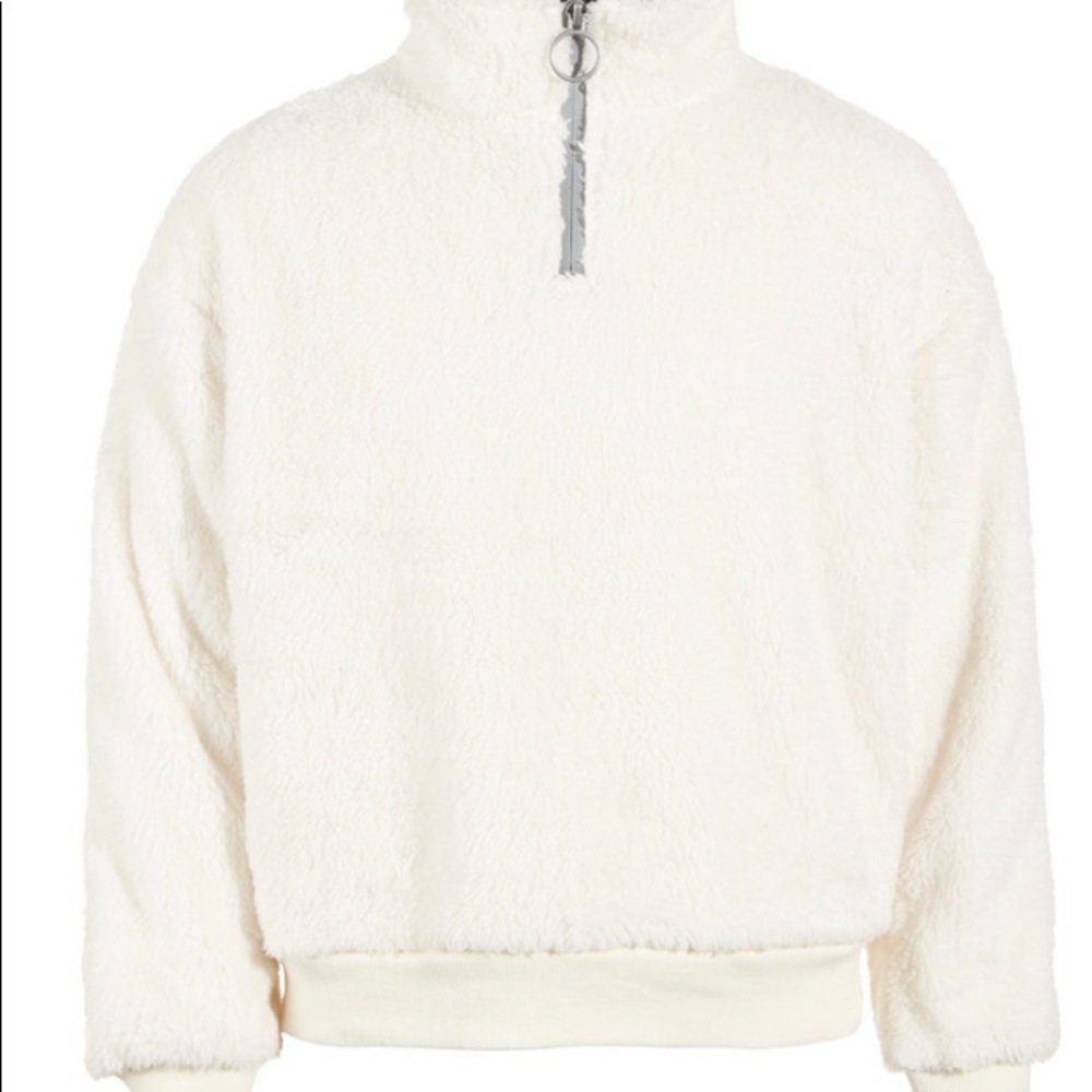 Girls Stylish Sherpa Quarter-Zip
Pullover